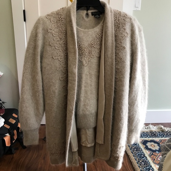 Vintage Venesha Angora Sweater/Cardigan
